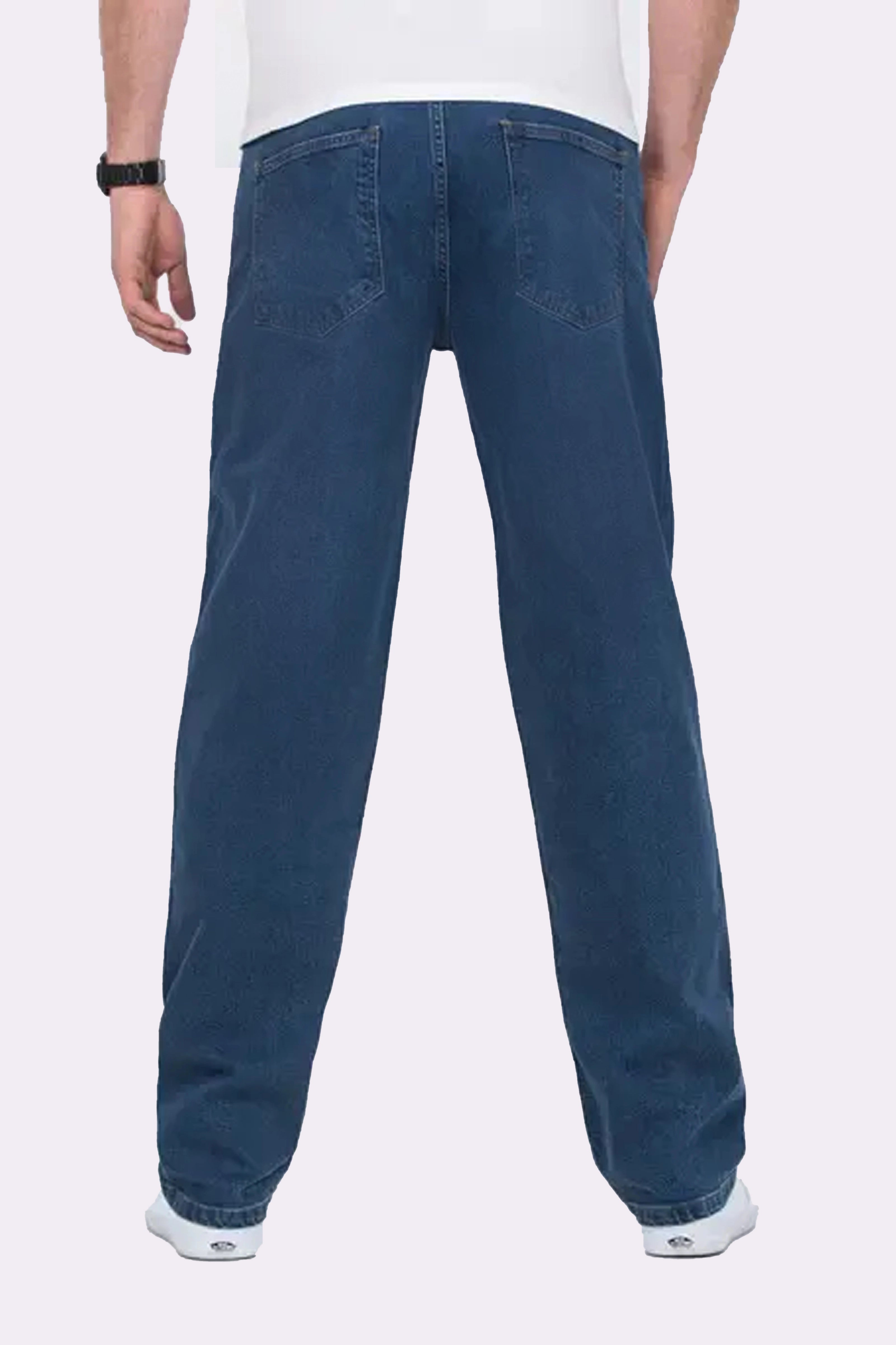 Blue Baggy fit Denim Jeans
