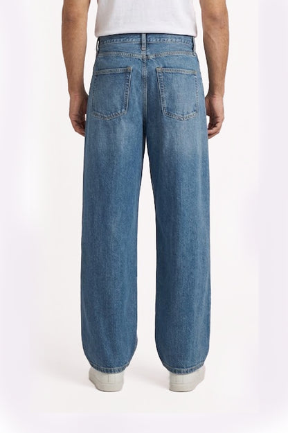 Relaxed Fit Blue Baggy Jeans
