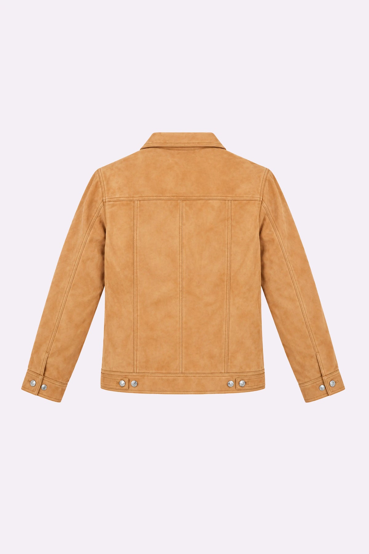 Levice Suede Leather Trucker Jacket