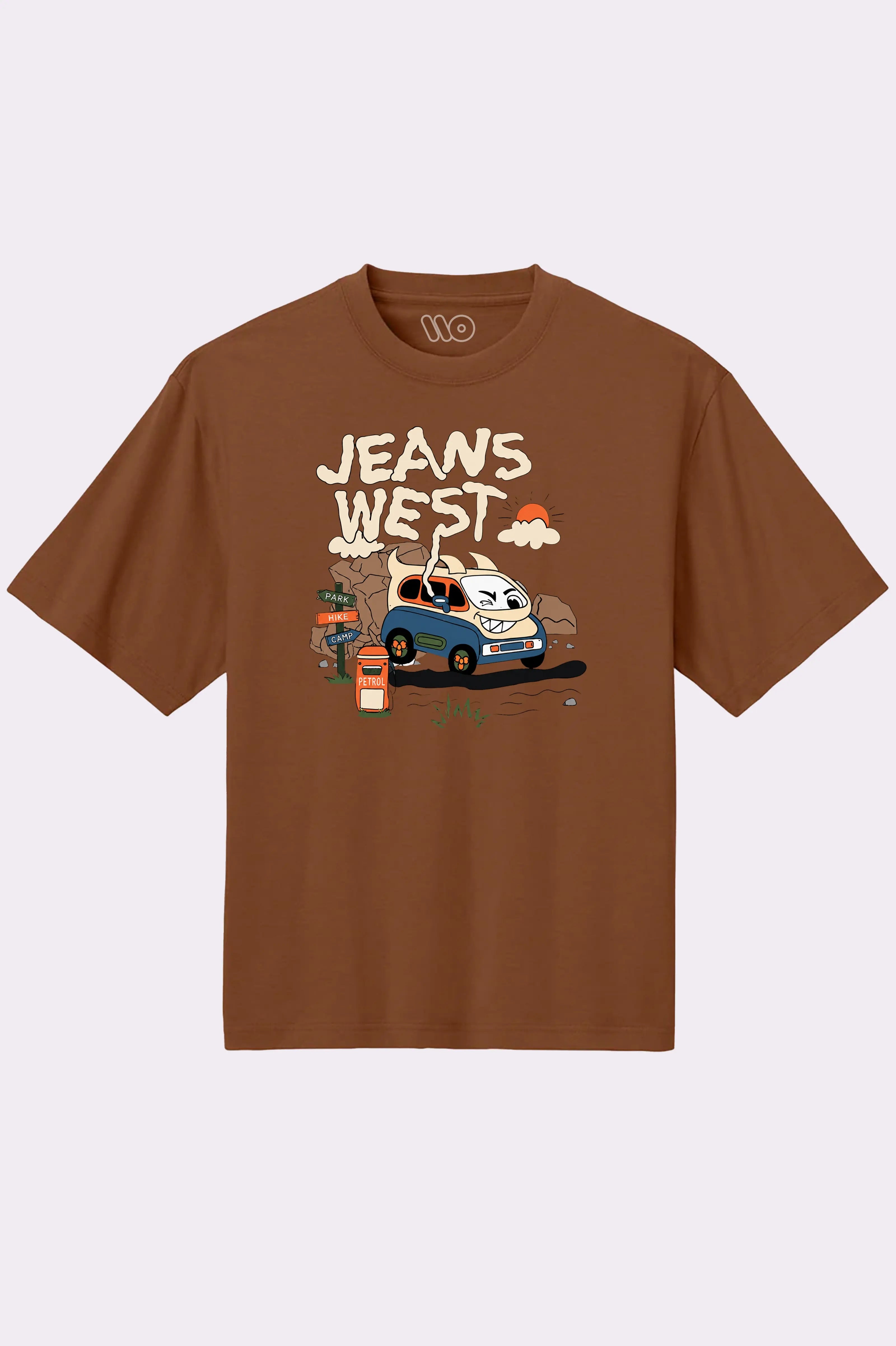 Jeans West Graphic Brown T-Shirt