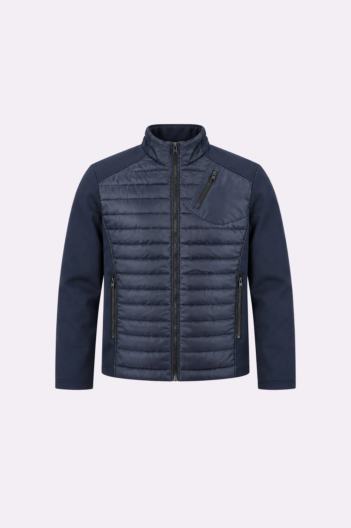 Navy Blue Puffer Jacket