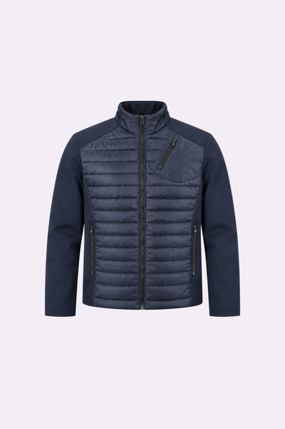Navy Blue Puffer Jacket