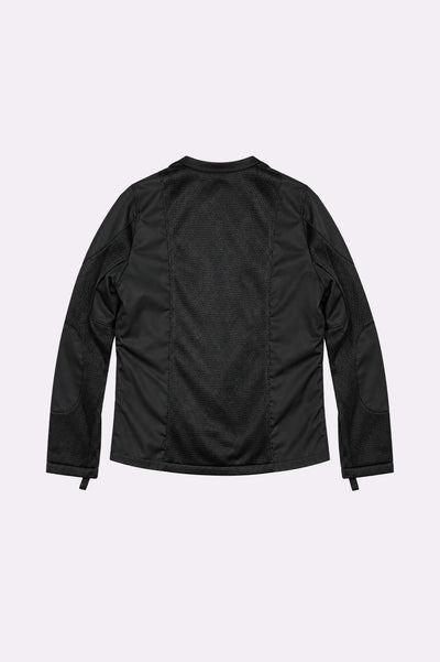 Black Mesh Motorcycle Riding Jacket
