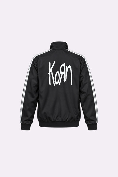 Black Zip-Up Track Jacket