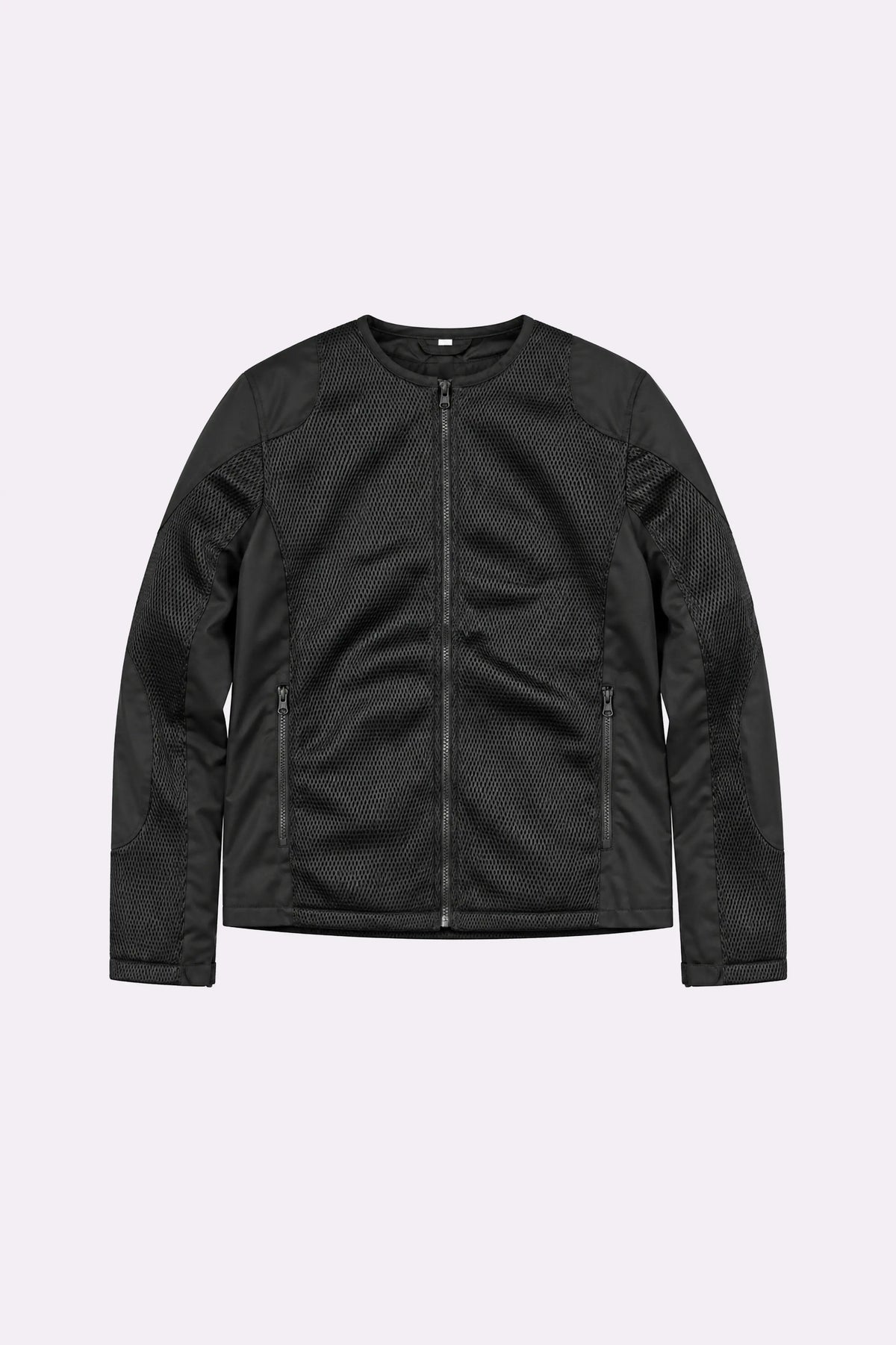 Black Mesh Motorcycle Riding Jacket