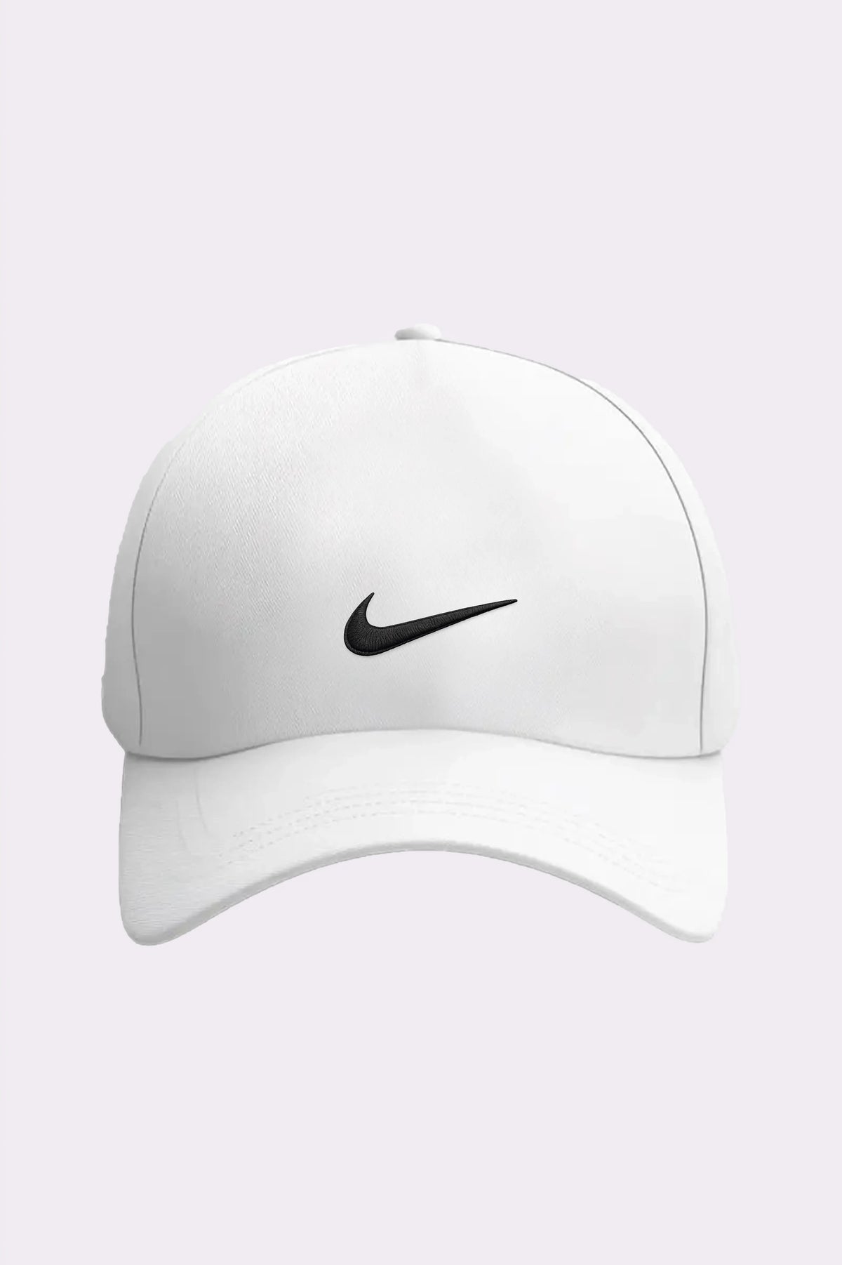 White Adjustable Casual Cap