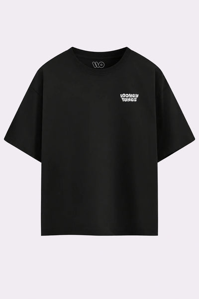 Black Looney Tunes Graphic T-Shirt