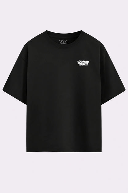 Black Looney Tunes Graphic T-Shirt