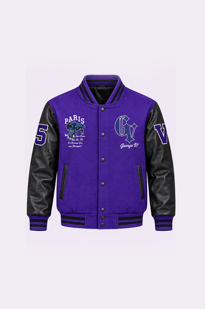 George V Panther Varsity Jacket