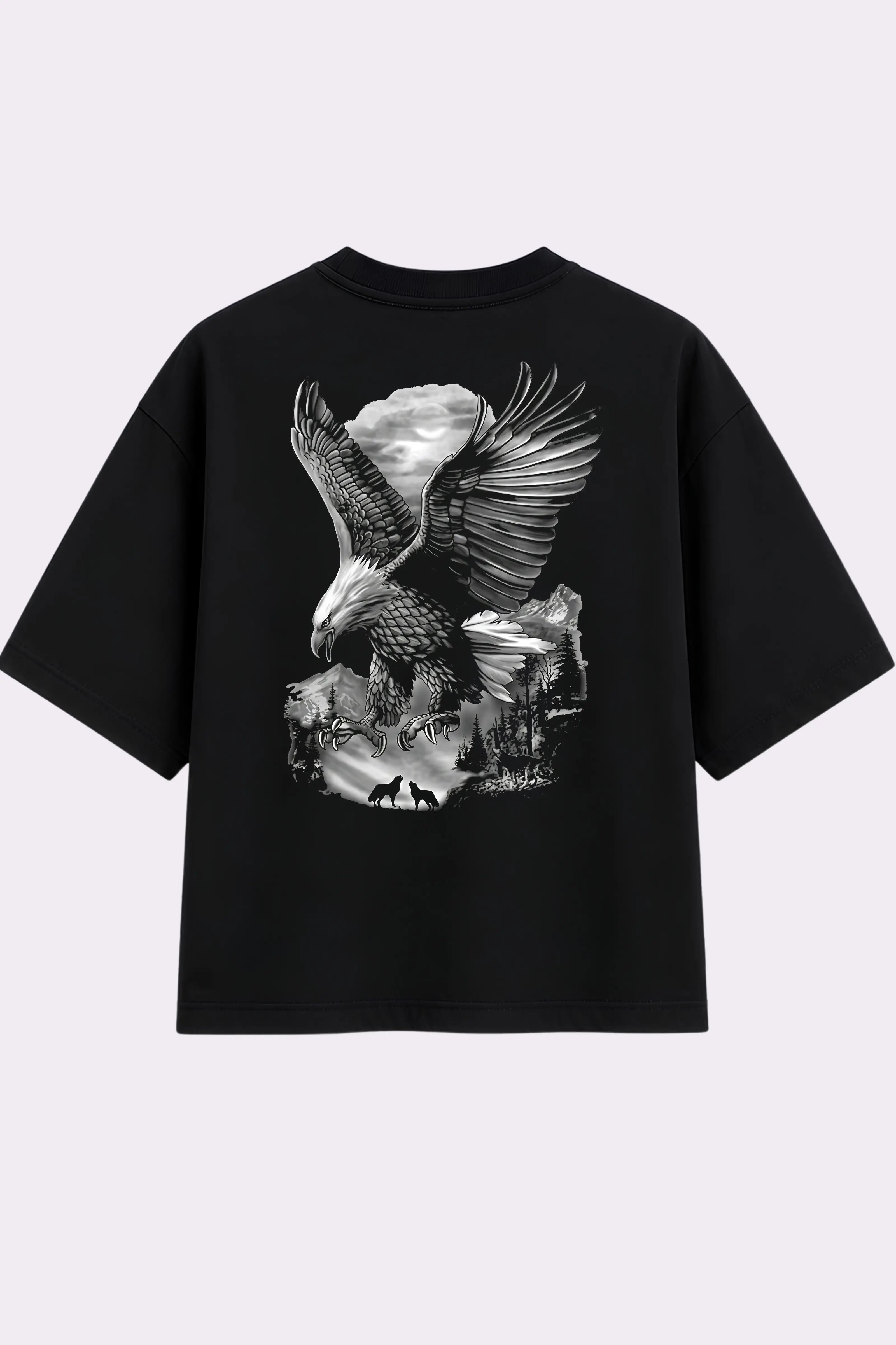 Eagle Streetwear Black Oversized T-Shirt