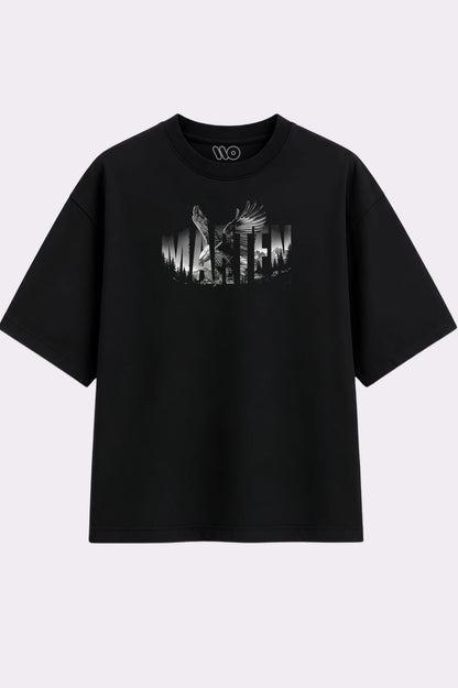 Eagle Streetwear Black Oversized T-Shirt