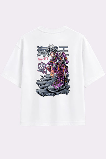 Luffy Gear 5 Graphic White T-Shirt