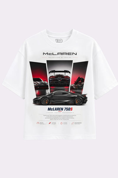 McLaren 750S White Graphic T-Shirt