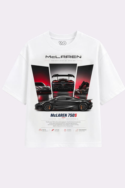 McLaren 750S White Graphic T-Shirt
