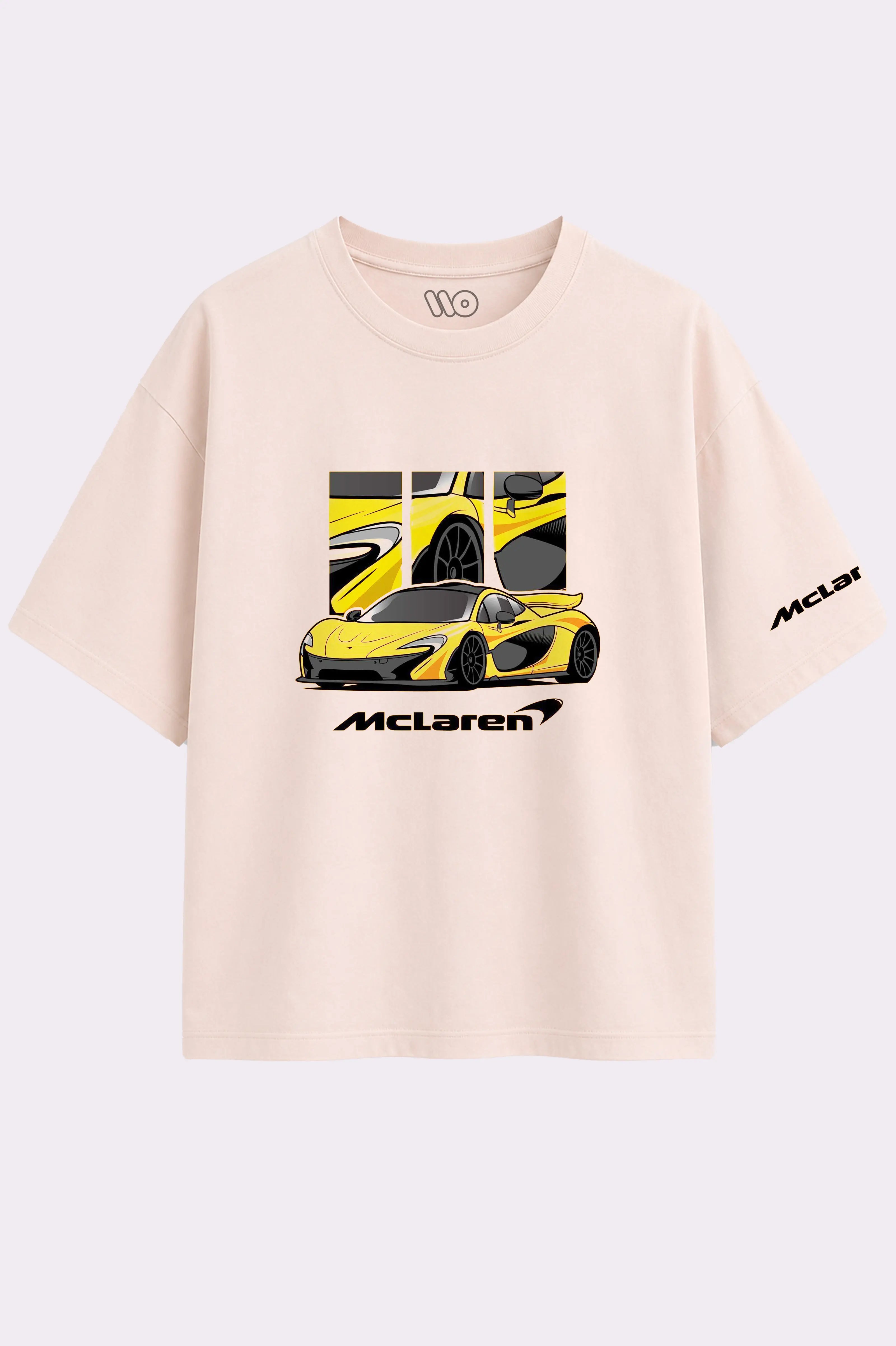 McLaren P1 Graphic Beige T-Shirt