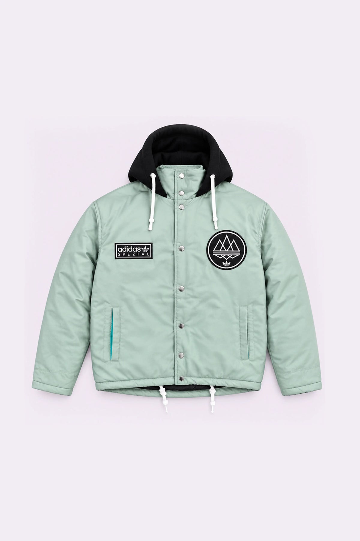 Mint Green Jacket - front view
