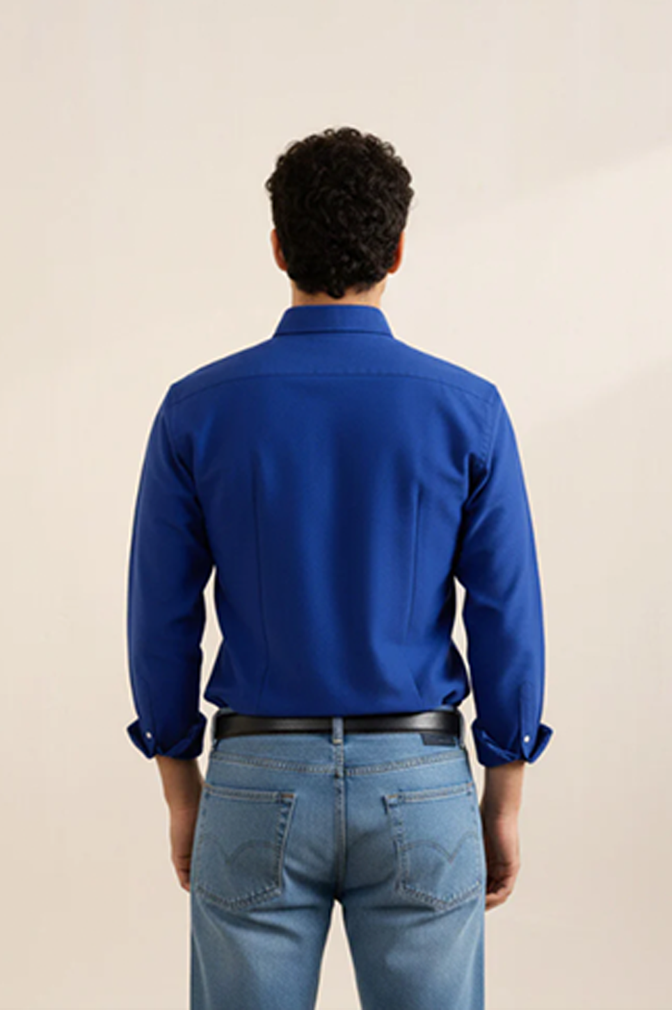 Electric Blue Oxford Shirt