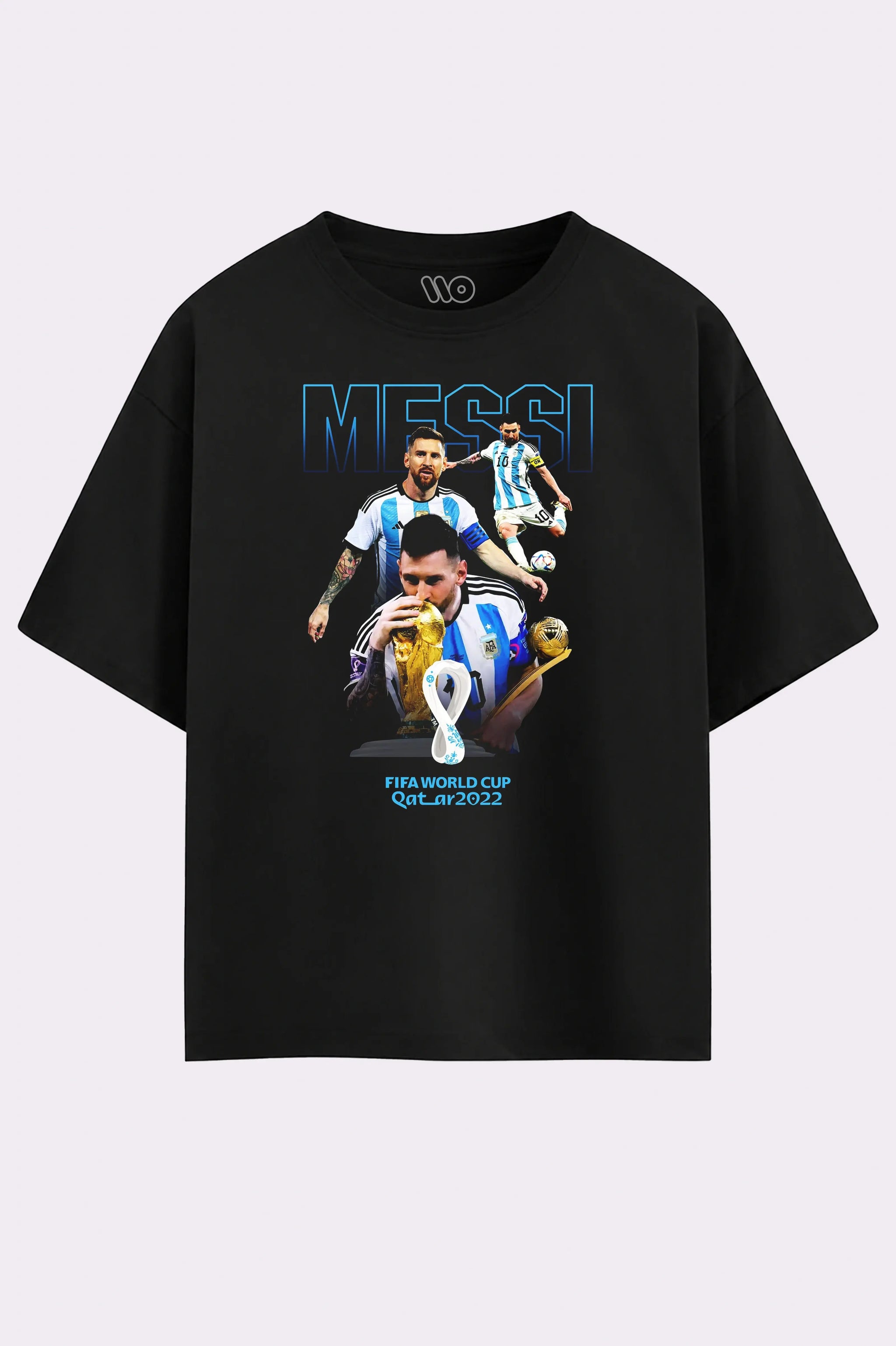 Messi FIFA World Cup Black T-Shirt