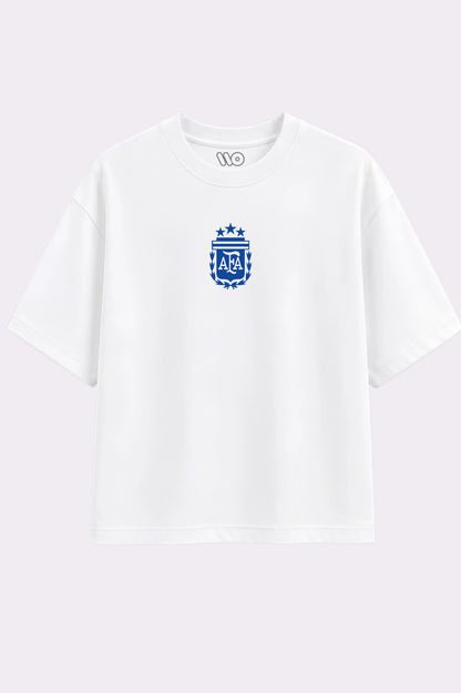 Messi 10 Oversized White T-Shirt