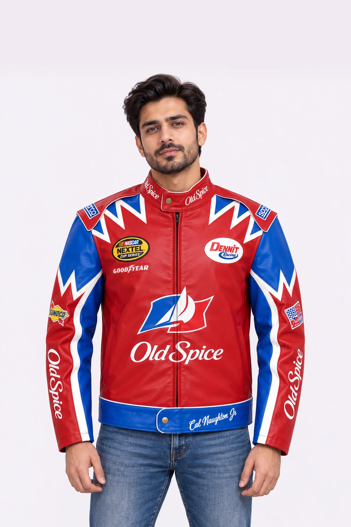 Old Spice Faux Leather Jacket