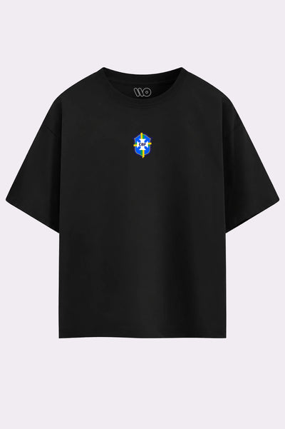 Neymar 10 Graphic Black T-Shirt