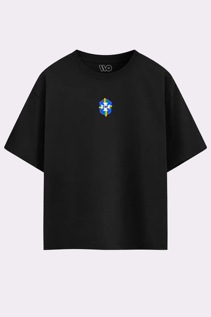 Neymar 10 Graphic Black T-Shirt