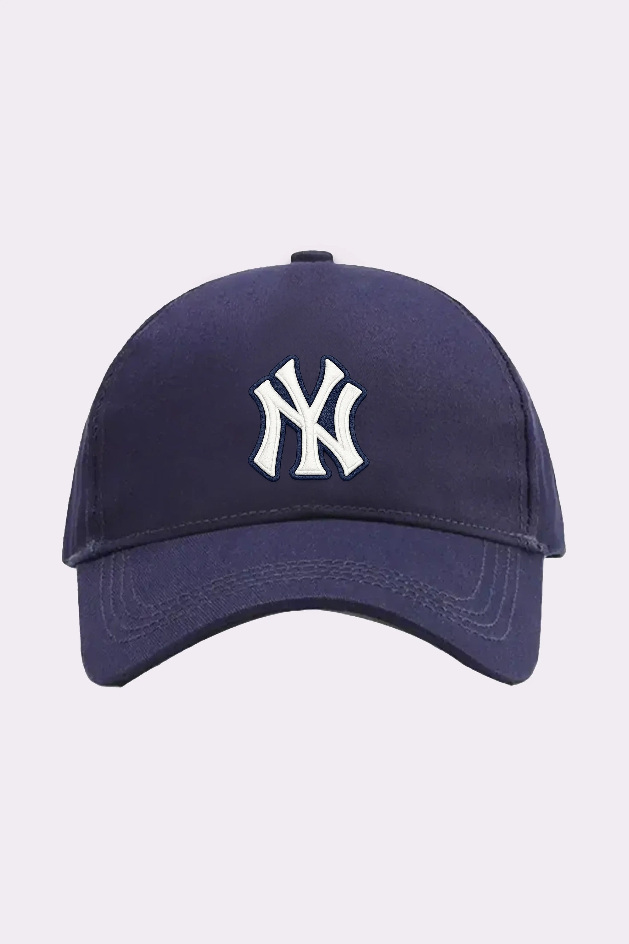 New York Navy Blue Embroidered Cap
