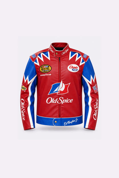 Old Spice Faux Leather Jacket