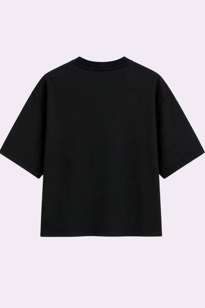Panther on Vacation Black T-Shirt
