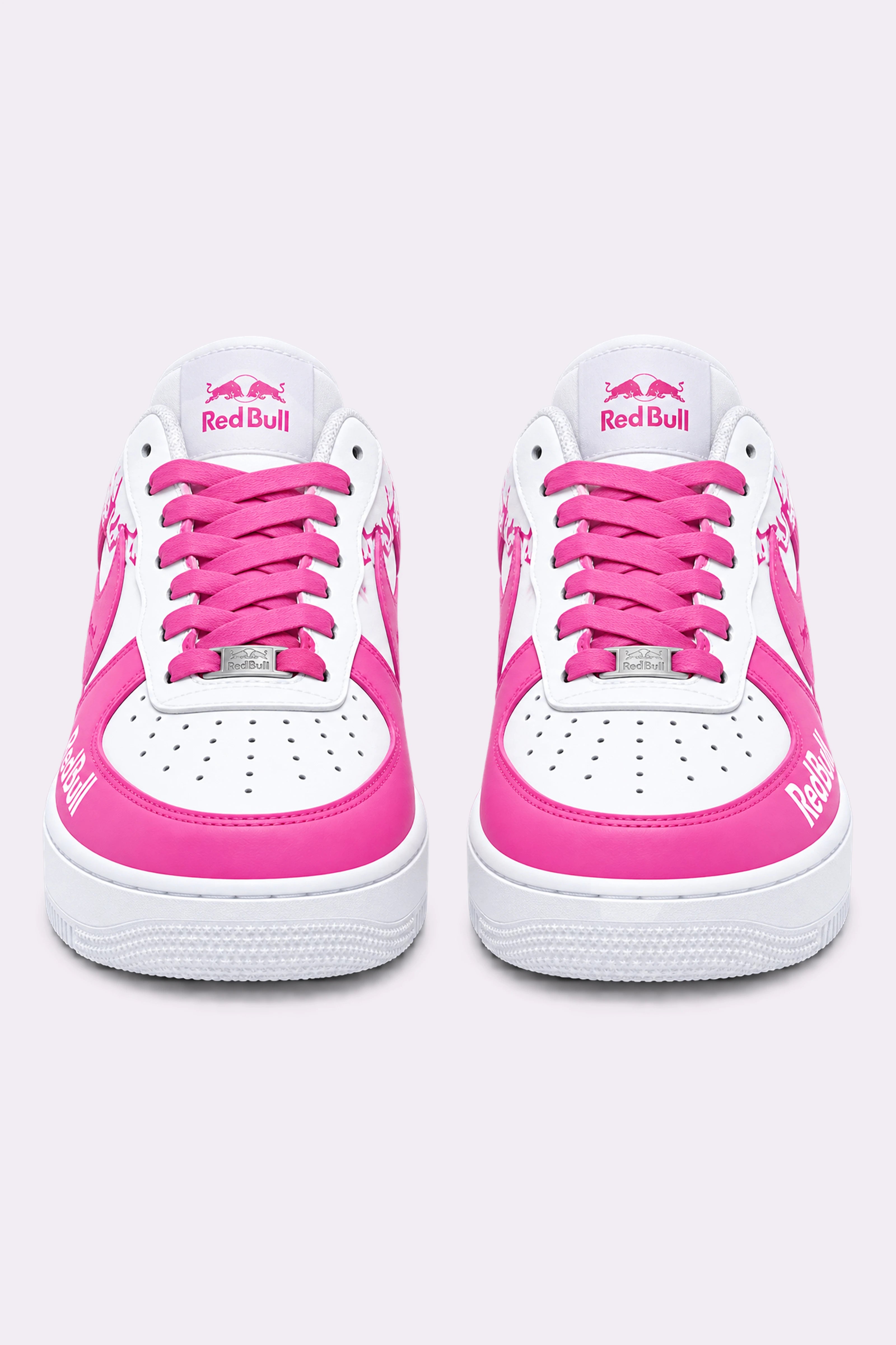 Pink Red Bull Custom AF1 Sneakers