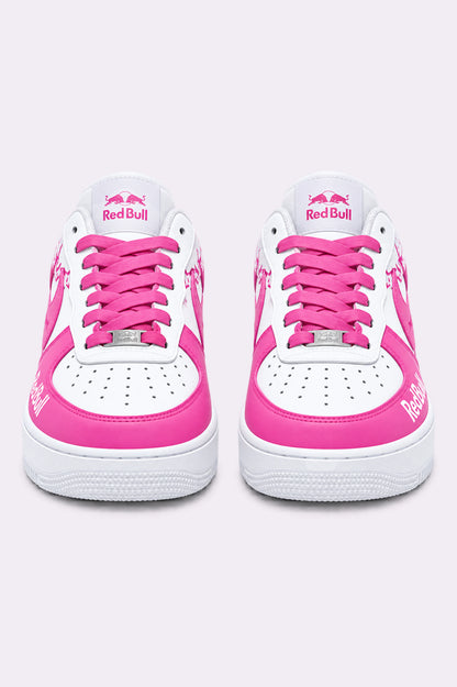 Pink Red Bull Custom AF1 Sneakers