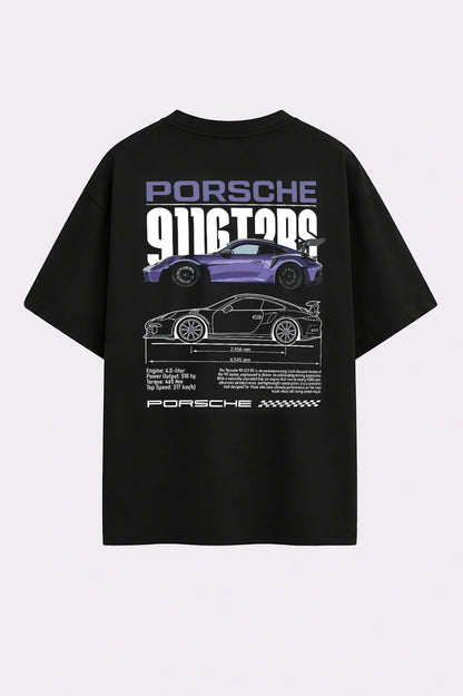 Porsche 911 GT3 RS Graphic Black T-Shirt