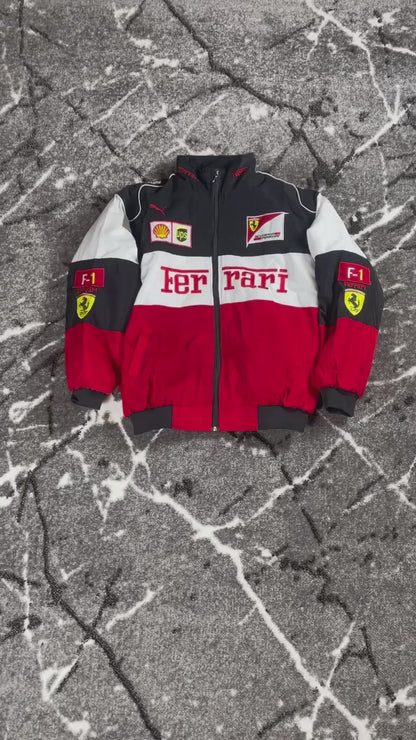 Ferrari F1 Tricolor Racing Jacket