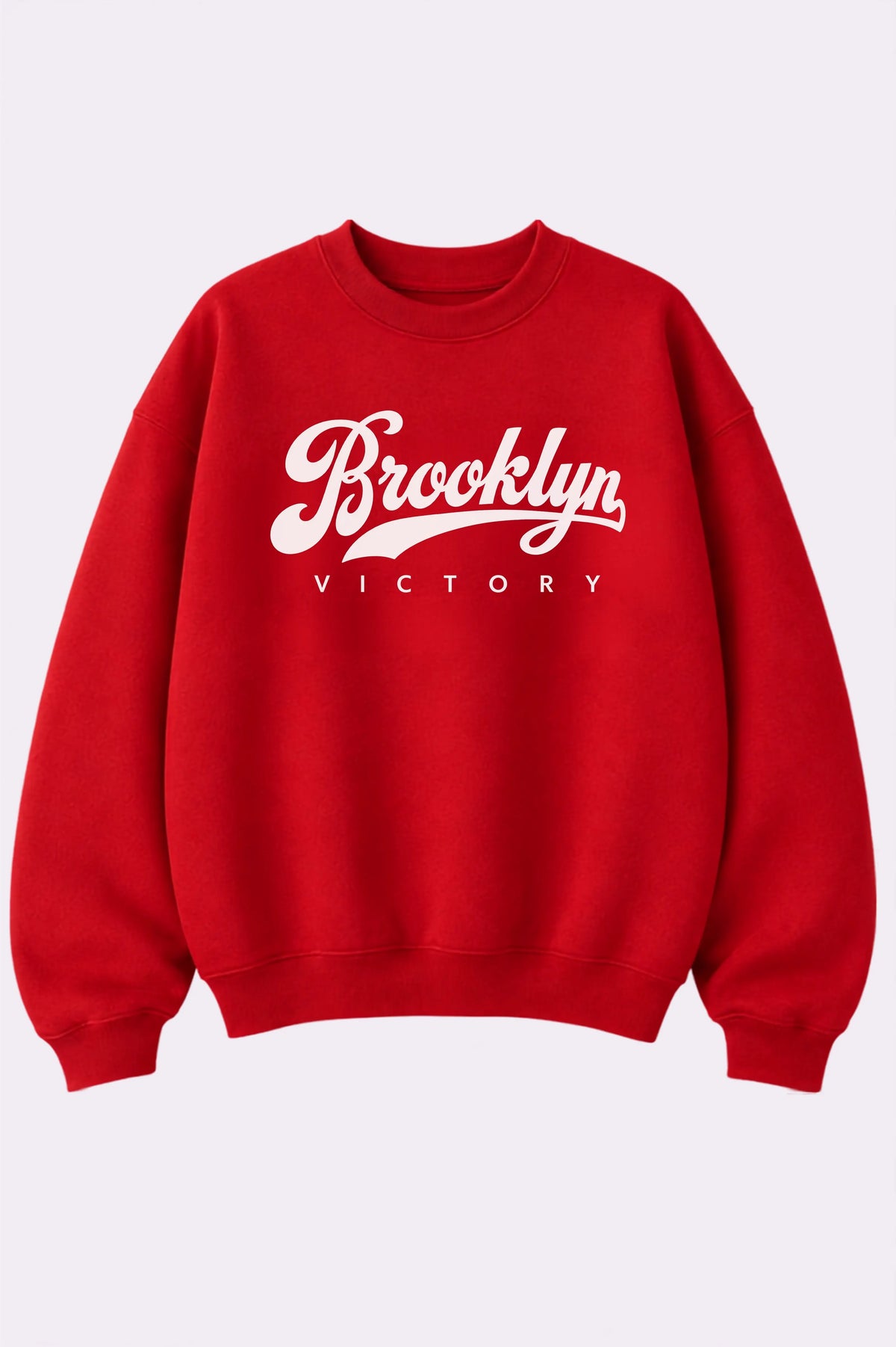 Brooklyn Victory Red Graphic Sweatshirt