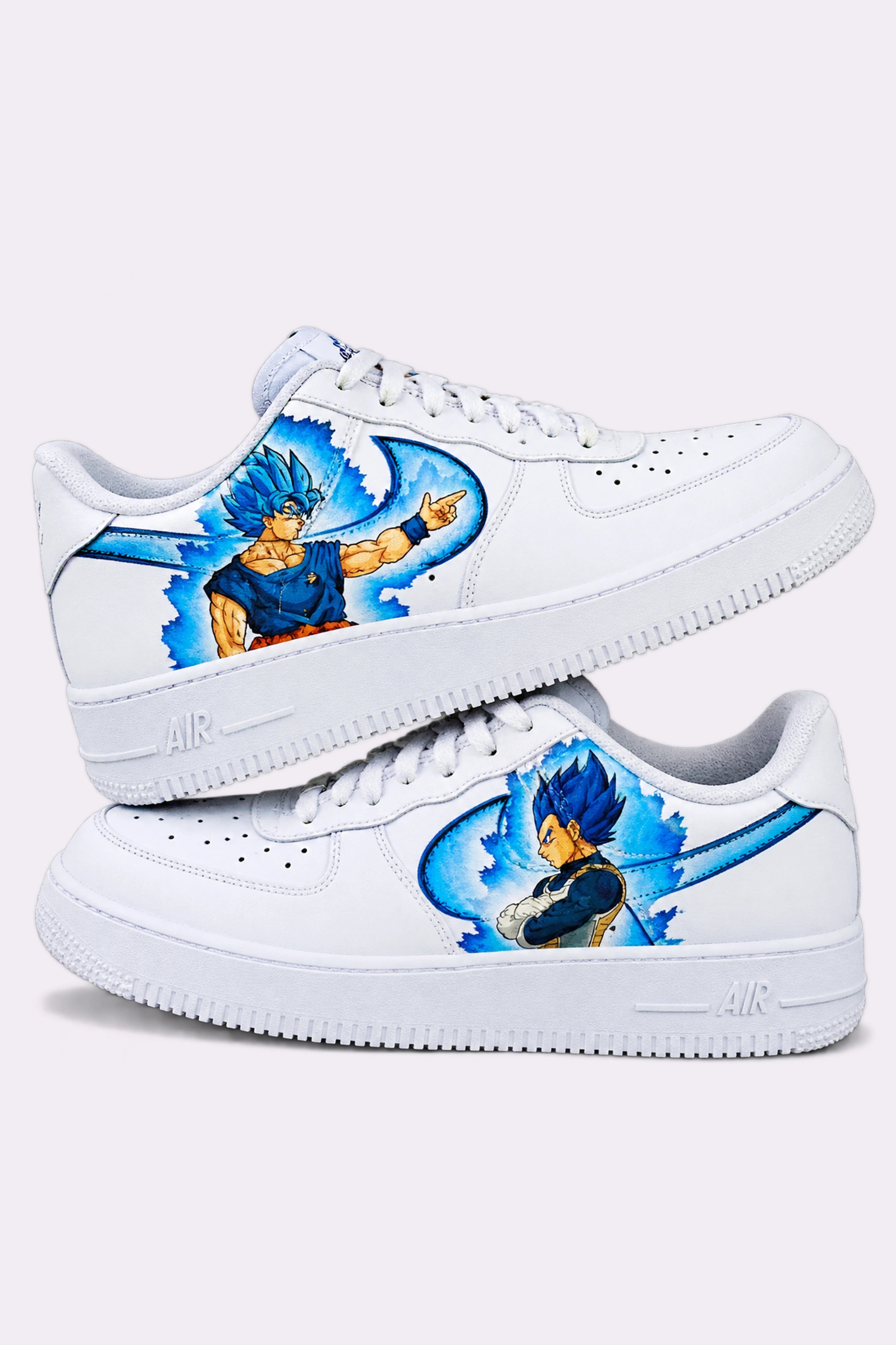 Hand-Painted Dragon Ball Z AF1 Sneakers