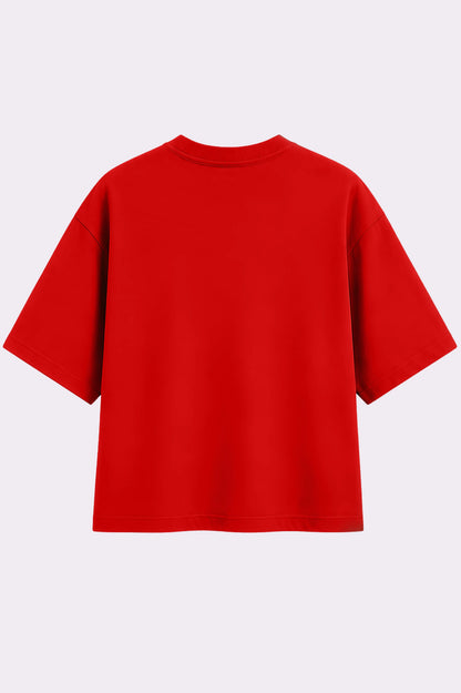 Red Mickey Mouse Graphic T-Shirt