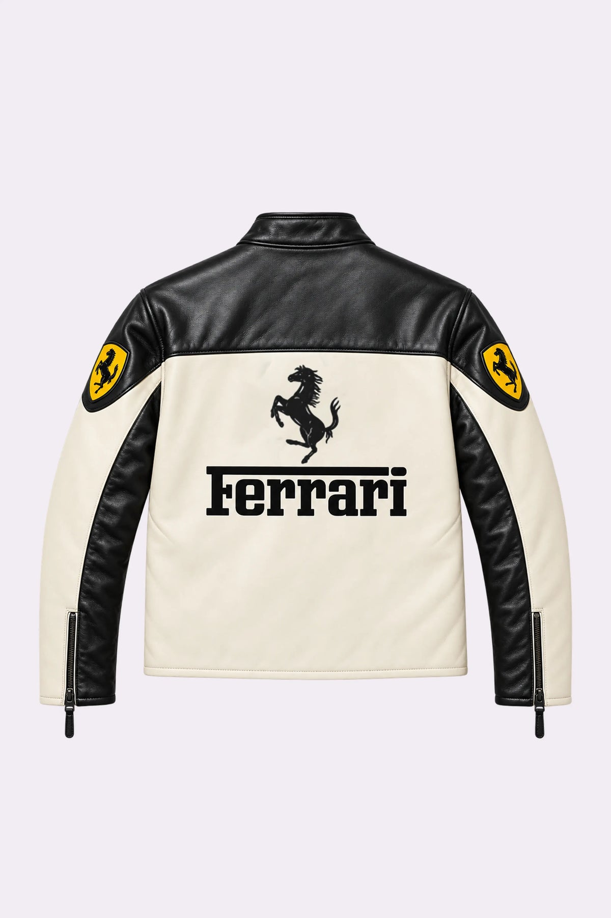Ferrari Motorsport Faux Leather Racing Jacket