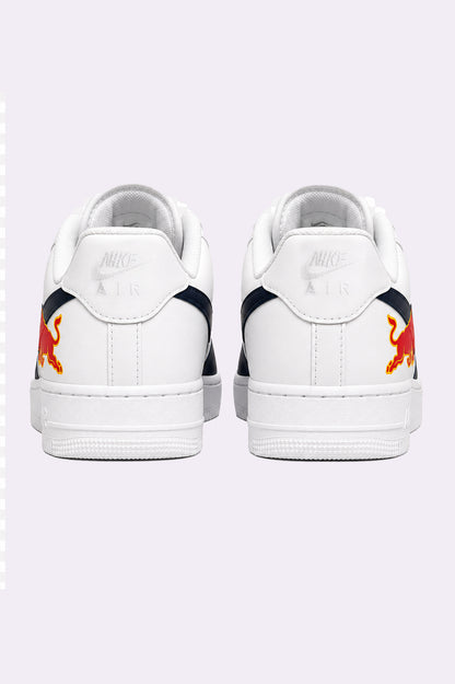 Hand Painted Red Bull AF1 Sneakers