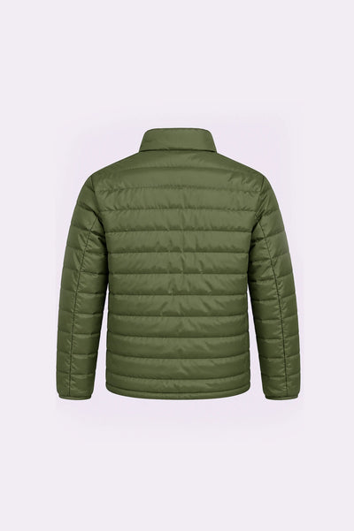Green Lightweight Puffer Jacket