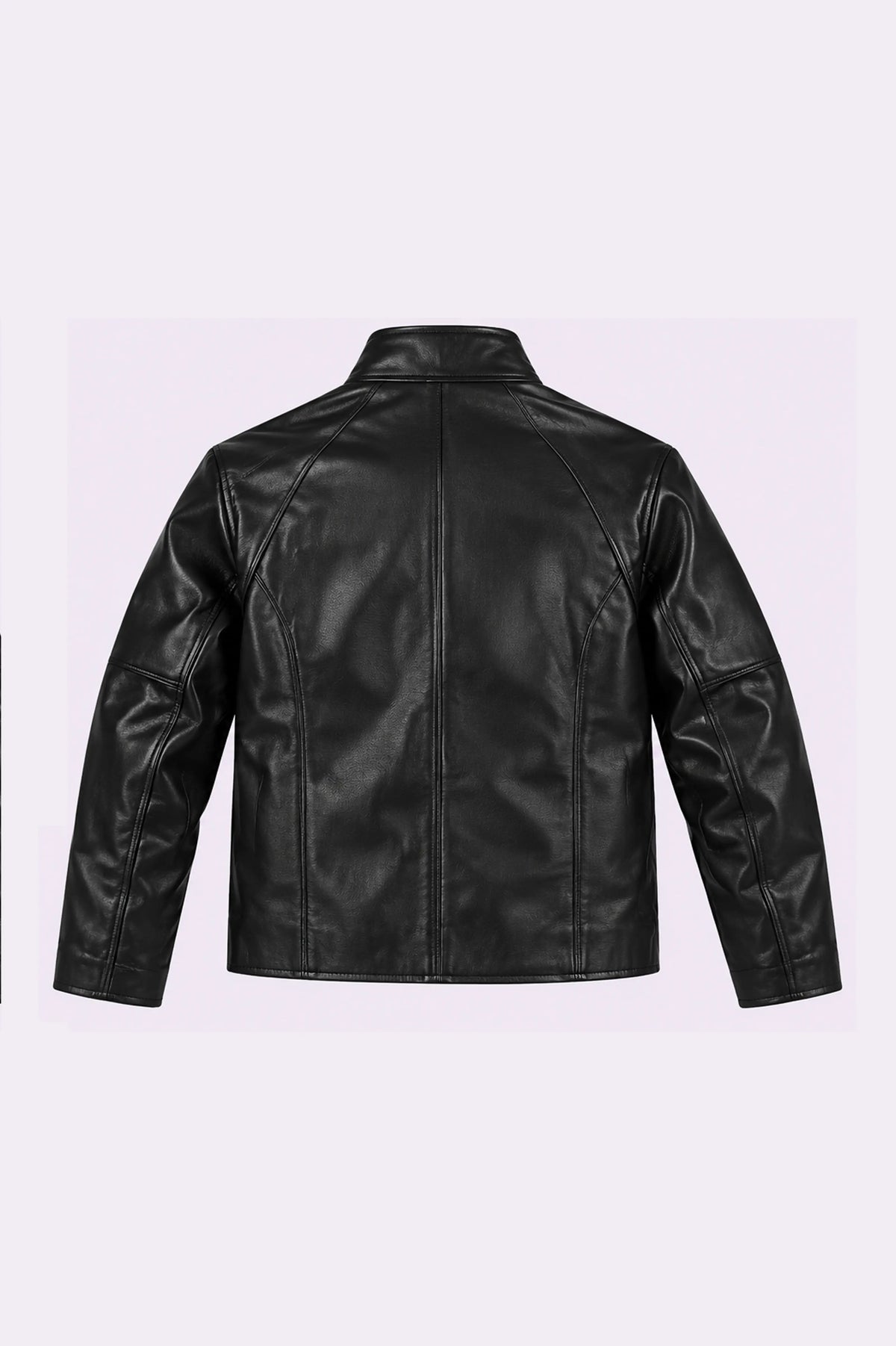 Black Leather Moto Jacket