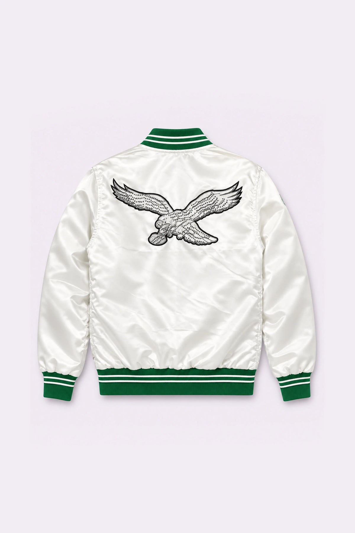 Eagles White Satin Jacket