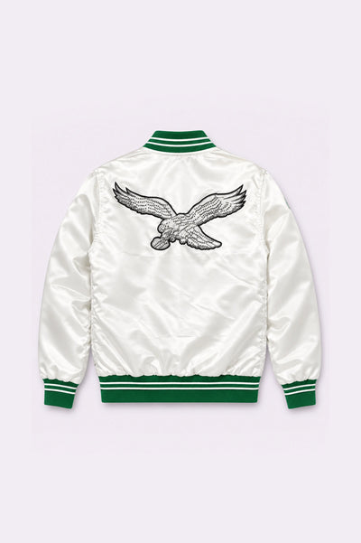 Eagles White Satin Jacket