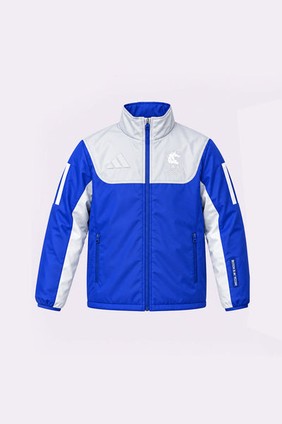 Blue Track Jacket - front view