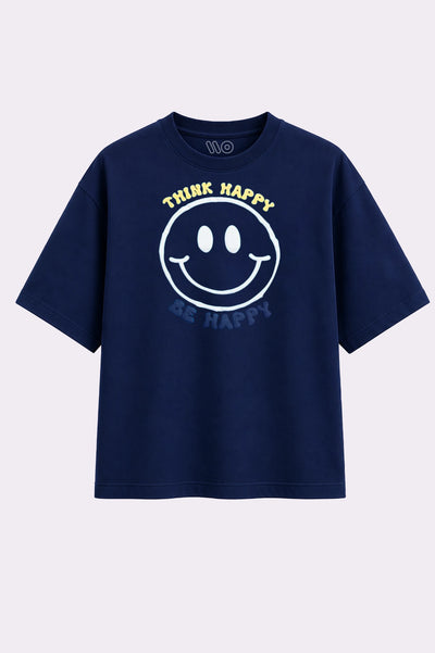 Think Happy Be Happy Graphic T-Shirt