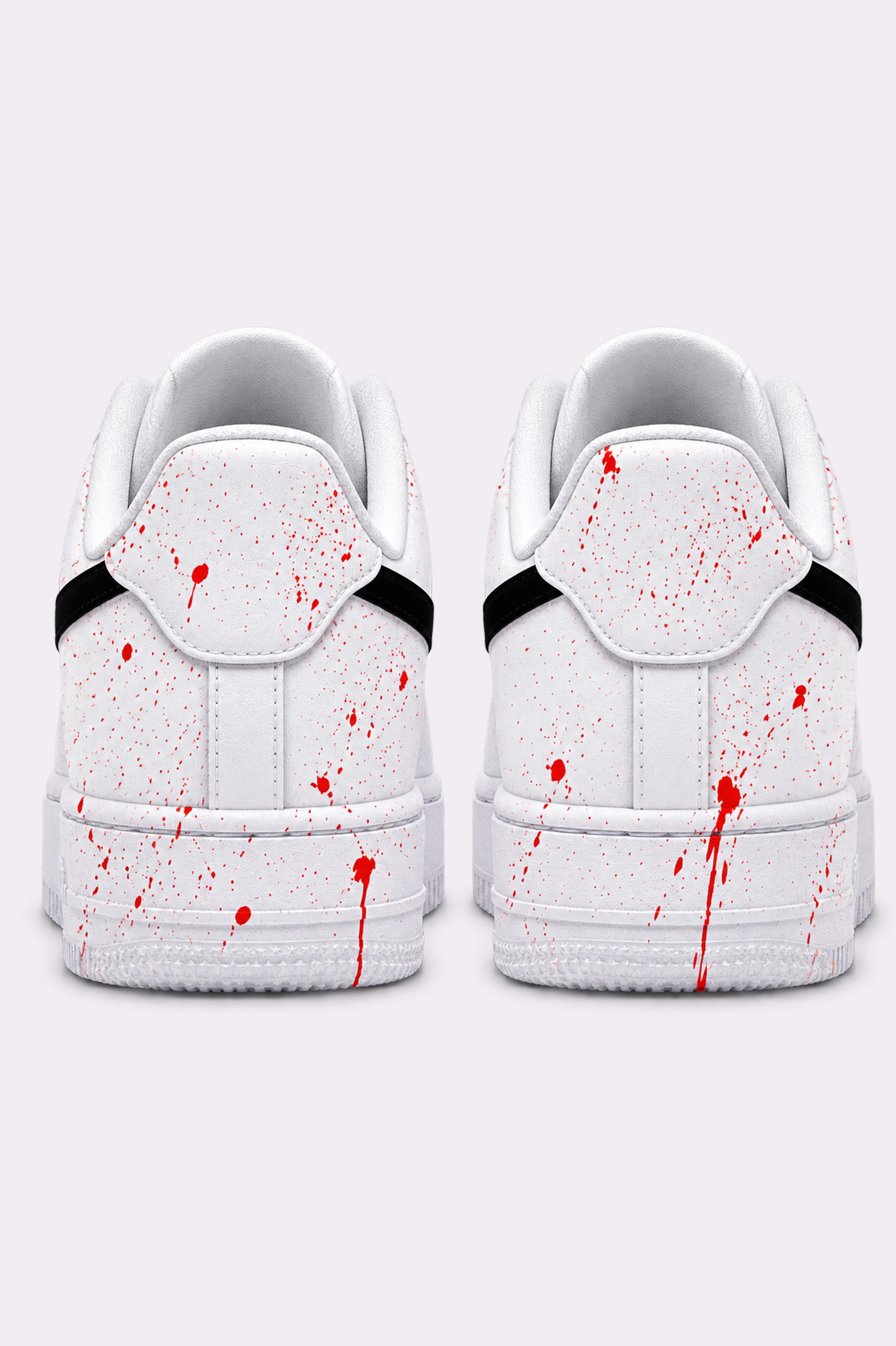 Luffy White Hand-Painted Shoes