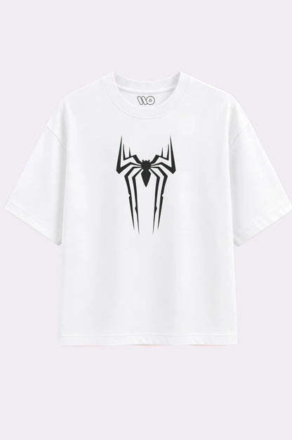 Marvel Spider-Man White Oversized T-Shirt