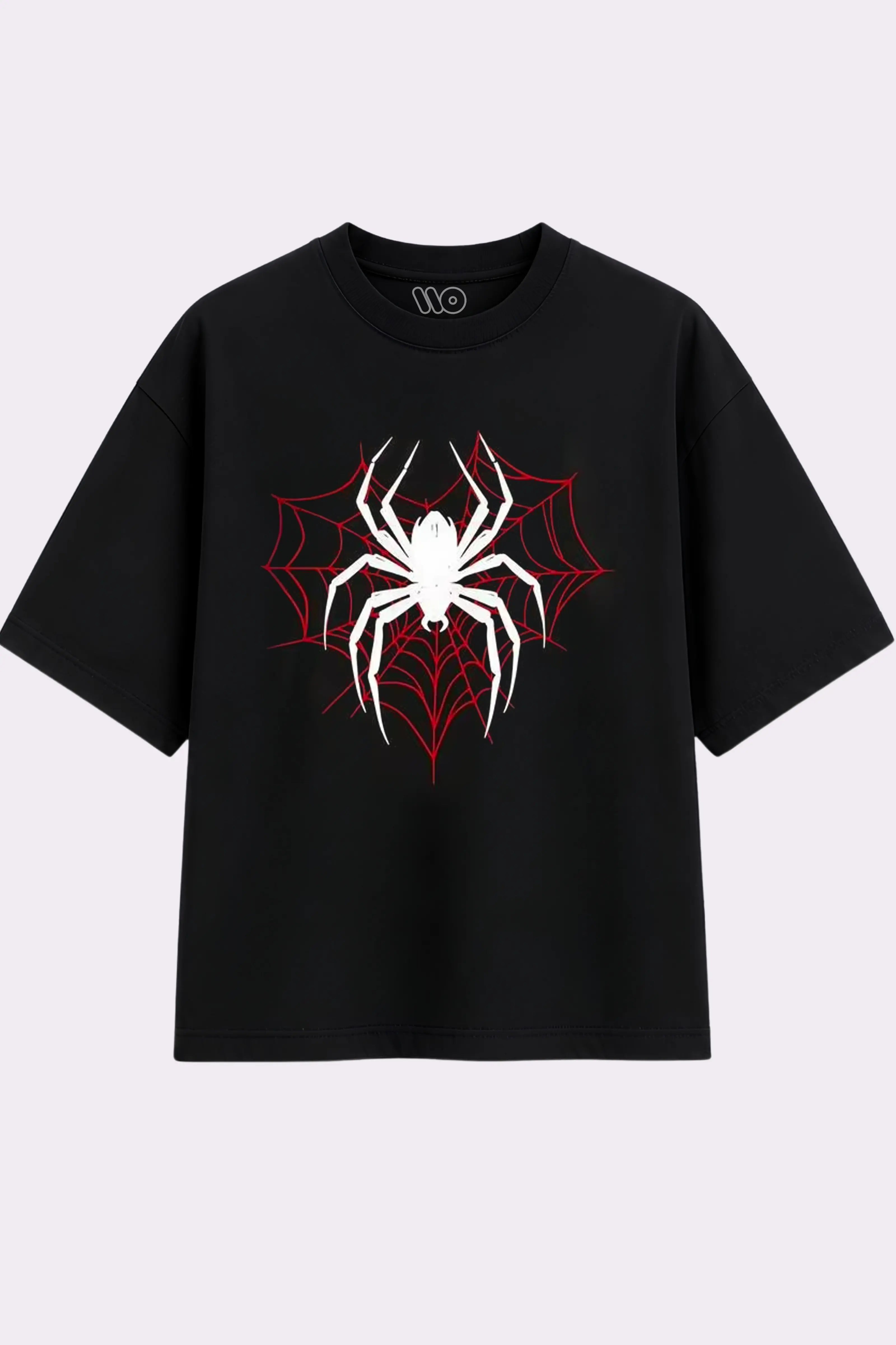Peter Parker Spider Man Black Oversized T-Shirt