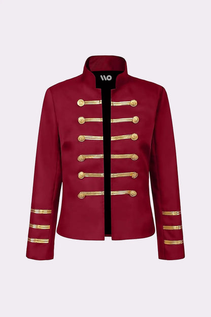 Red Military Parade Jacket