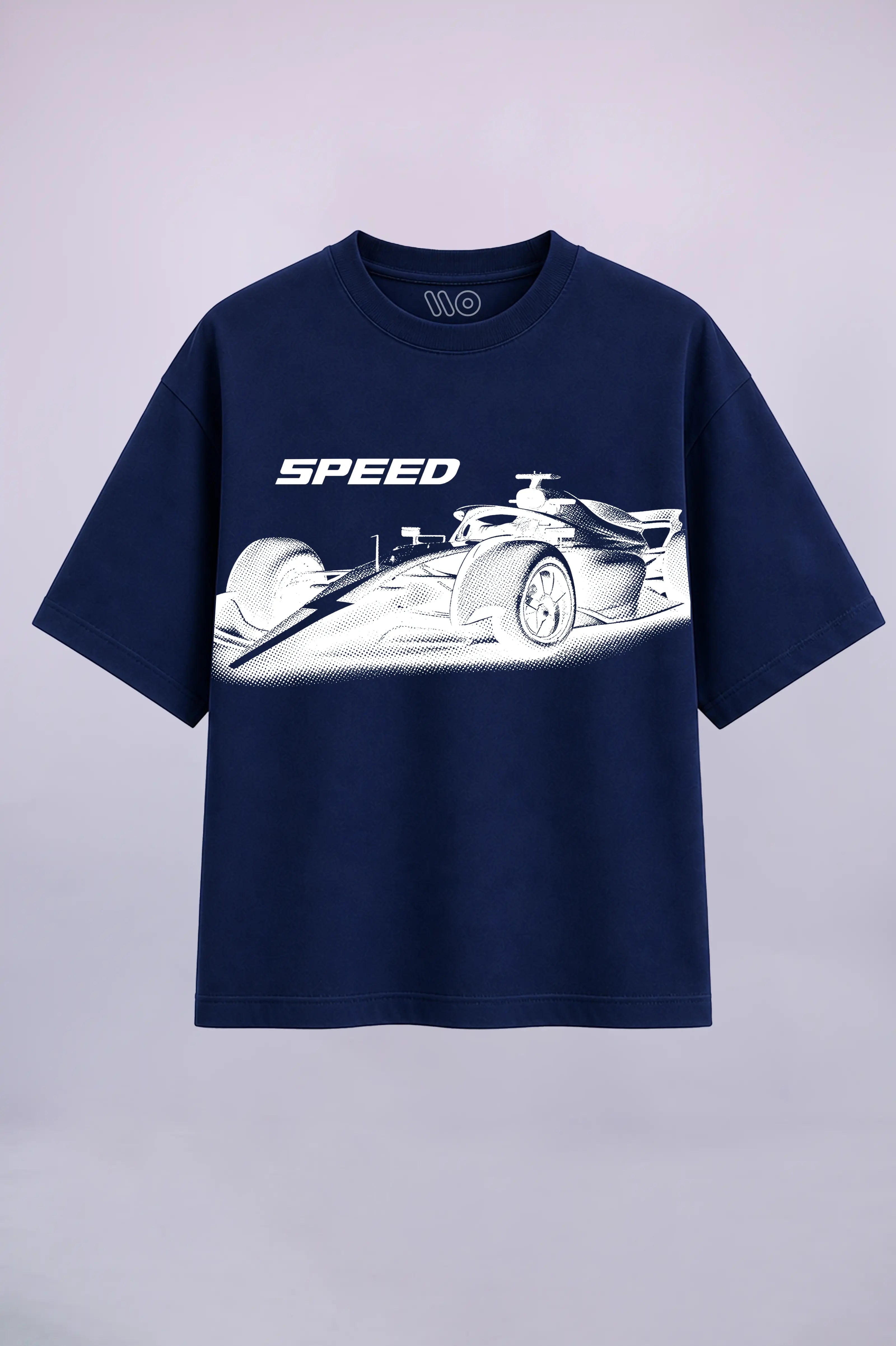 Speed Racing Car Navy T-Shirt
