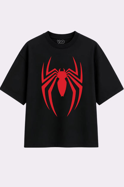 Spider Black Oversized T-Shirt